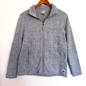 The North Face Women's Heathered Gray Zip Up Jacket Size Medium